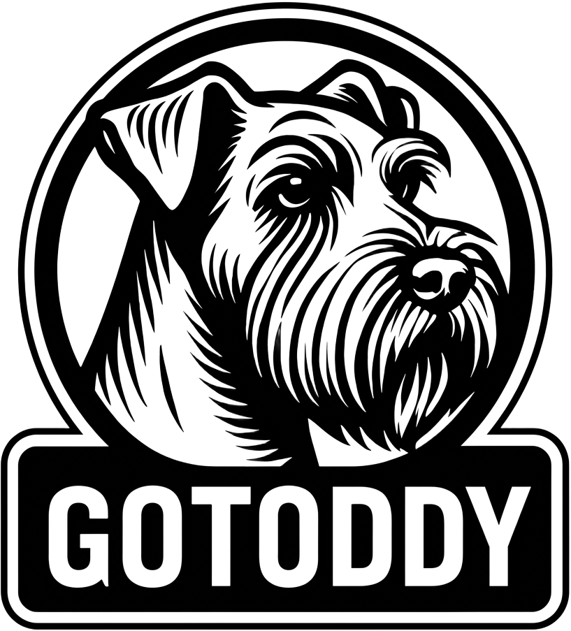 GoToddy logo — terrier dog badge